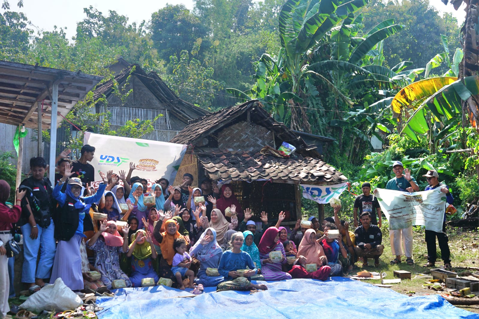 Rayakan Daging Qurban Pertama Kali, Warga Dusun Sambut dengan Makan Bersama