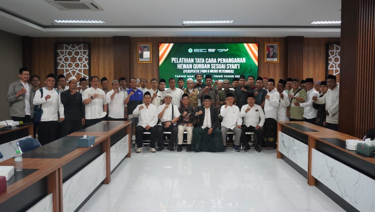 Pelatihan Sembelih Halal Dihelat MUI Jatim dan YDSF untuk Takmir se-Jatim