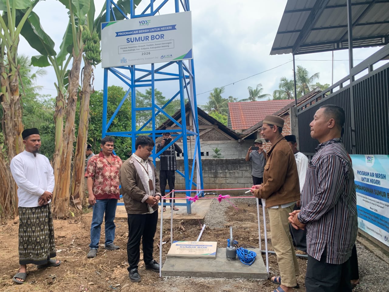 Wujudkan Akses Air Bersih, YDSF Resmikan 3 Sumur Bor di Pelosok Malang Selatan