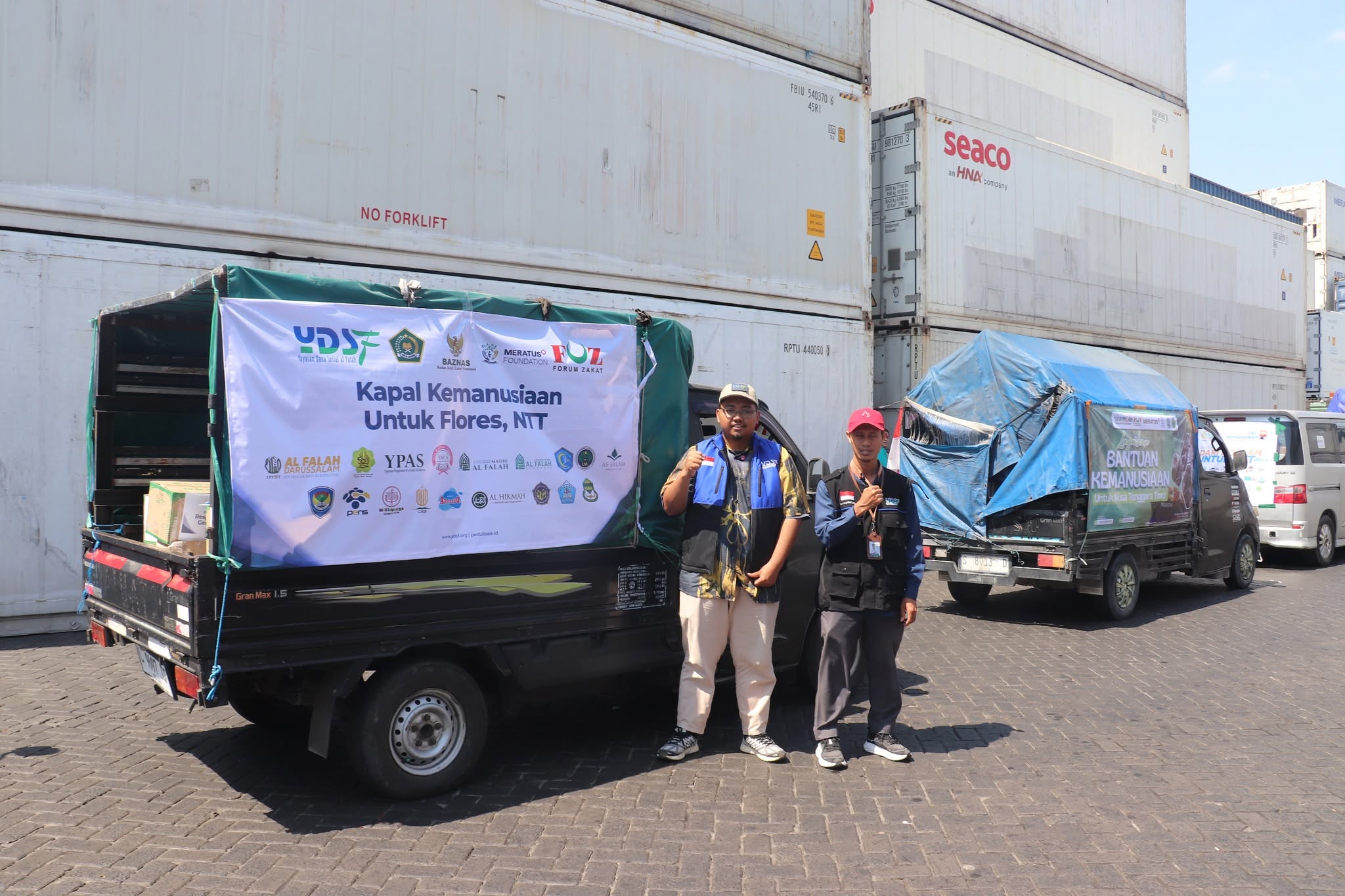 Lagi, 27 Ton Logistik untuk NTT Berlayar degan Kapal Kemanusiaan