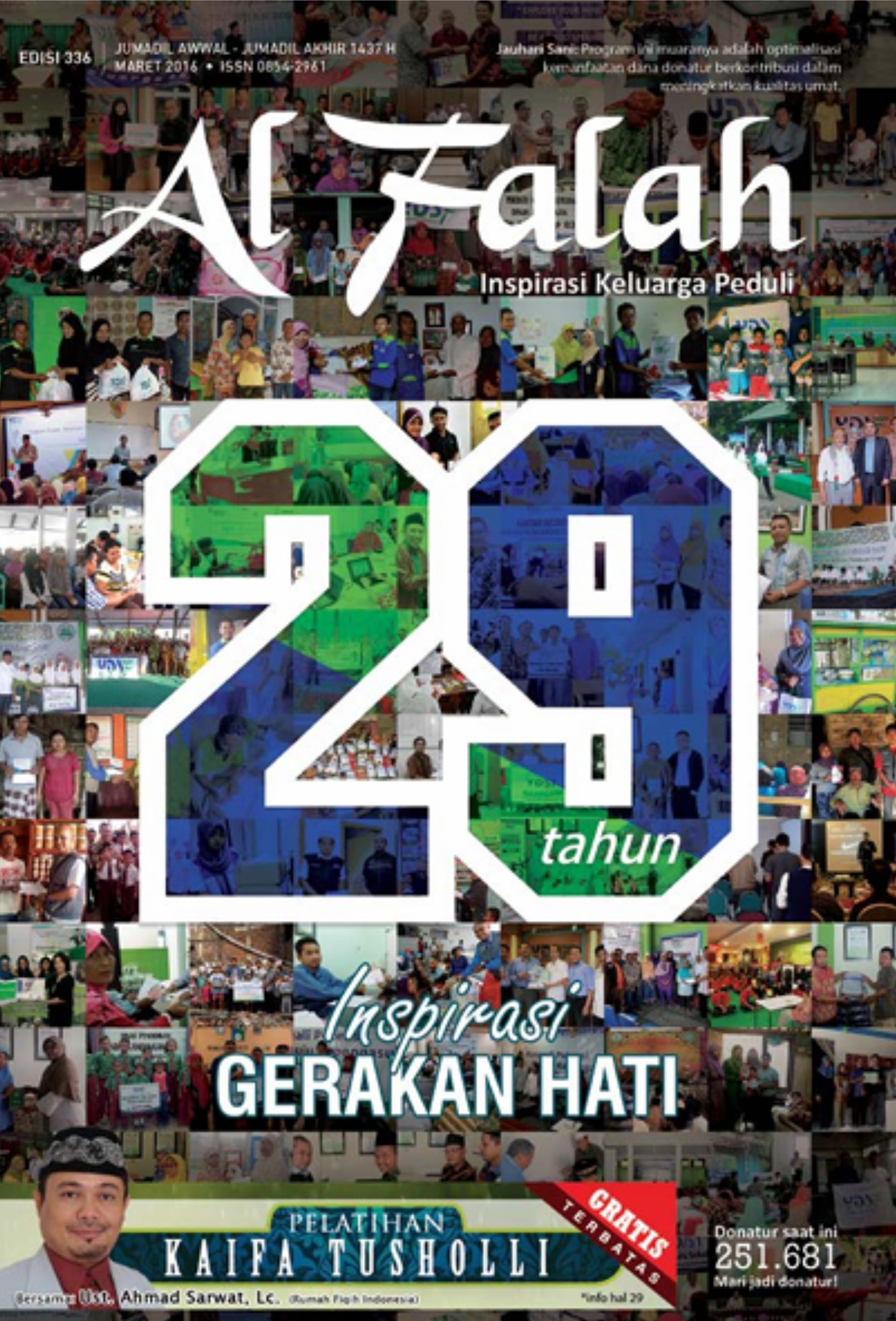 Majalah Donatur Al Falah edisi 336 Maret 2016
